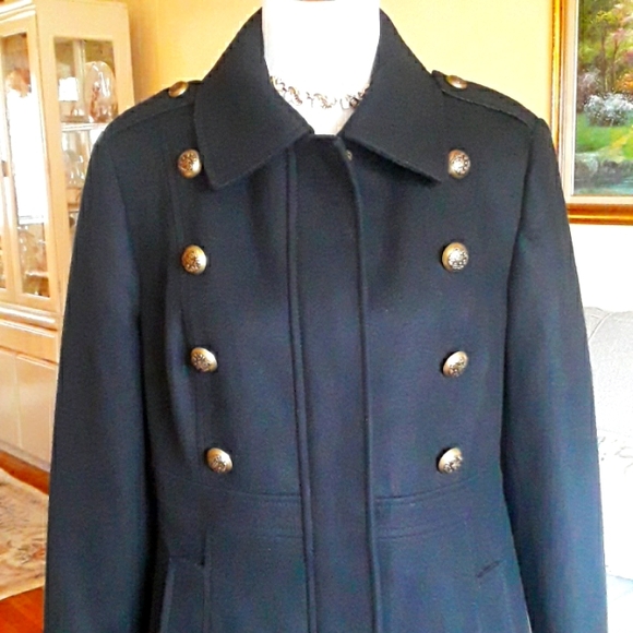 Esprit Jackets & Blazers - ESPIRIT BLACK Wool coat size L